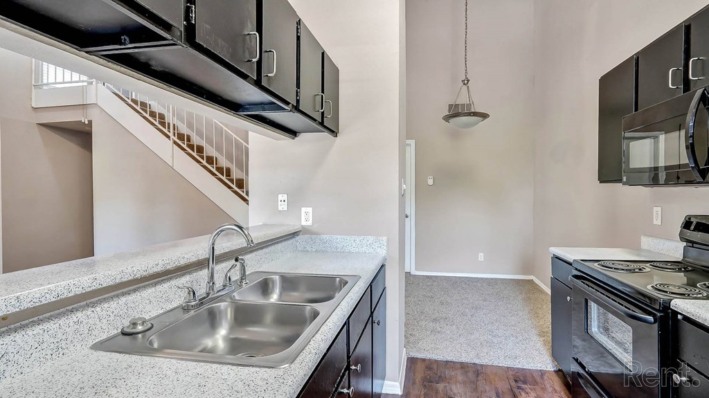Modern Kitchen at The Willows on Rosemeade, Dallas