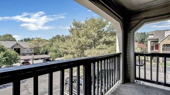 Private Patio or Balcony at The Willows on Rosemeade, Texas