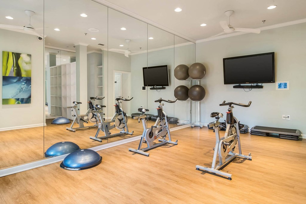 Stationary Bikes And Training Space at Wynfield Trace, Peachtree Corners, 30092