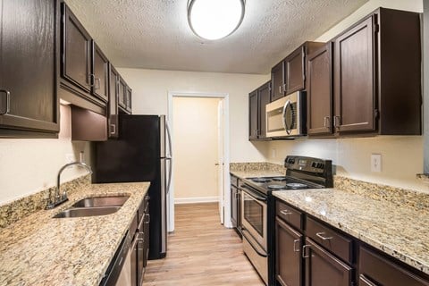 Fully Equipped Kitchen at Wynfield Trace, Peachtree Corners, Georgia