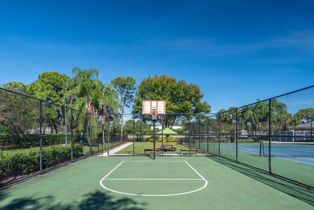 Basketball Court at Lakeside Glen Apartments, Melbourne