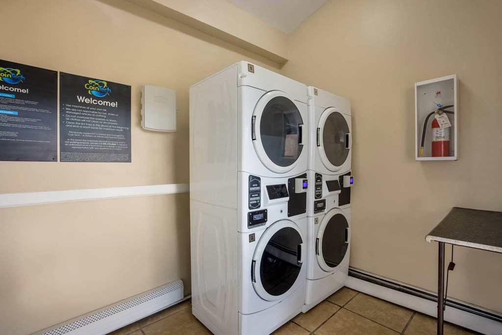 a washer and dryer in the laundry room at Broadmoor Springs, Colorado Springs, CO, 80906