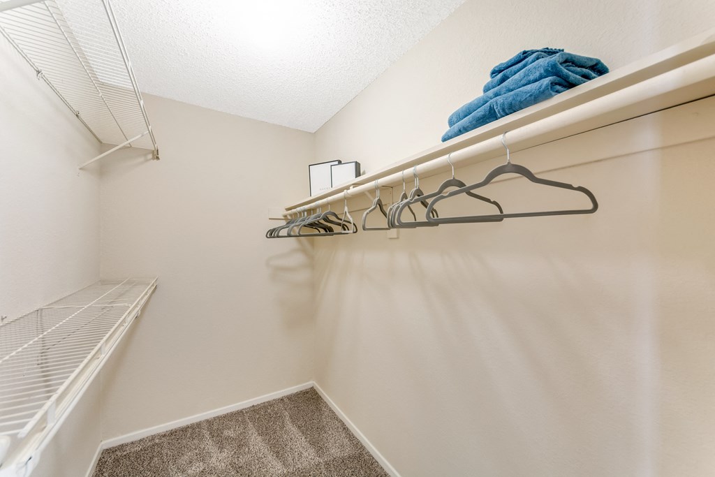 our closets are stocked with robes and hangers for you to use as a at The Glen Apartments, Texas, 75067