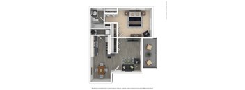 Sierra Floor Plan at Windmill Apartments, Colorado Springs, CO