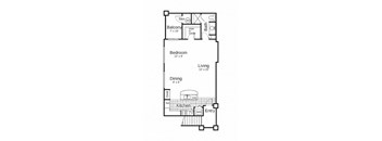Studio Floor Plan at Sweetwater At Metro North, Phoenix, 85029