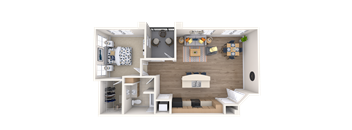 The Candela - 1x1 - 777 sq. ft. at Broadstone Towne Center, Albuquerque, 87106