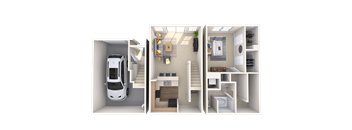 The Royale - 1x1 - 868 sq. ft. at Broadstone Towne Center, Albuquerque, New Mexico