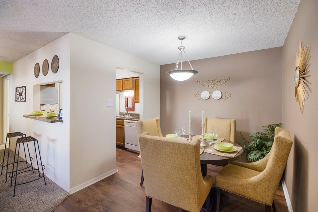 Dining area at The Glen, Lewisville, Texas
