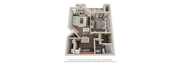 The Tree - 1 Bedroom/ 1 Bath - 610 sq. ft. at Glen at Bogey Hills, St. Charles, MO, 63303