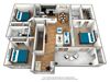 3 bedroom 2 bath floor plan 3 bedroom 2 bath floor plan at The Parkway at Hunters Creek, Orlando, FL, 32837