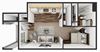 The Anson - 1 Bedroom 1 Bath - 497 sq. ft. The Anson - 1 Bedroom 1 Bath - 497 sq. ft.
