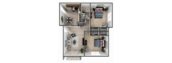 B1 Floor Plan at Heritage at the River, New Hampshire