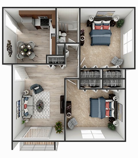 B1 Floor Plan at Heritage at the River, New Hampshire