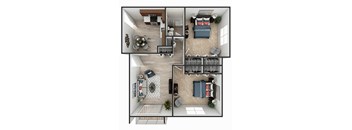 B2 Floor Plan at Heritage at the River, Manchester, 03102