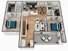 2 bedroom 2 bath floor plan 2 bedroom 2 bath floor plan A at The Parkway at Hunters Creek, Florida