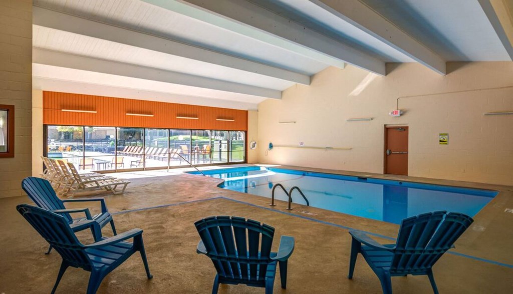 indoor pool chairs at Glen at Burnsville, Minnesota, 55337