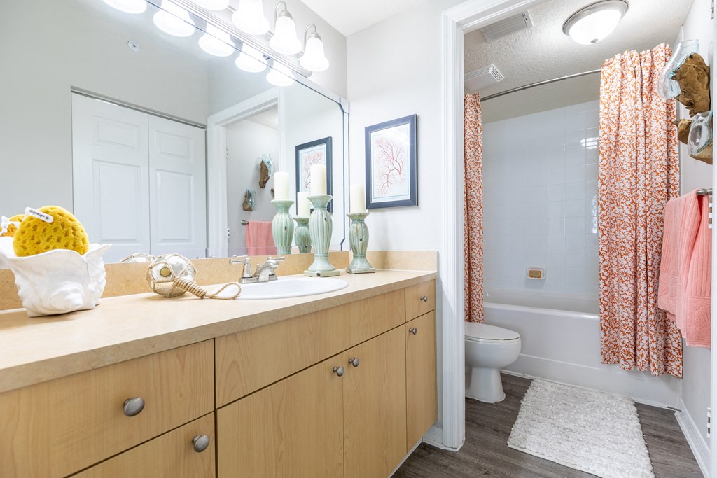 our apartments offer a bathroom with a bathtub at Heritage Bay, Jensen Beach Florida