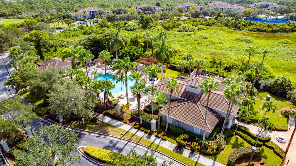 aerial view of the property at Heritage Bay, Jensen Beach Florida