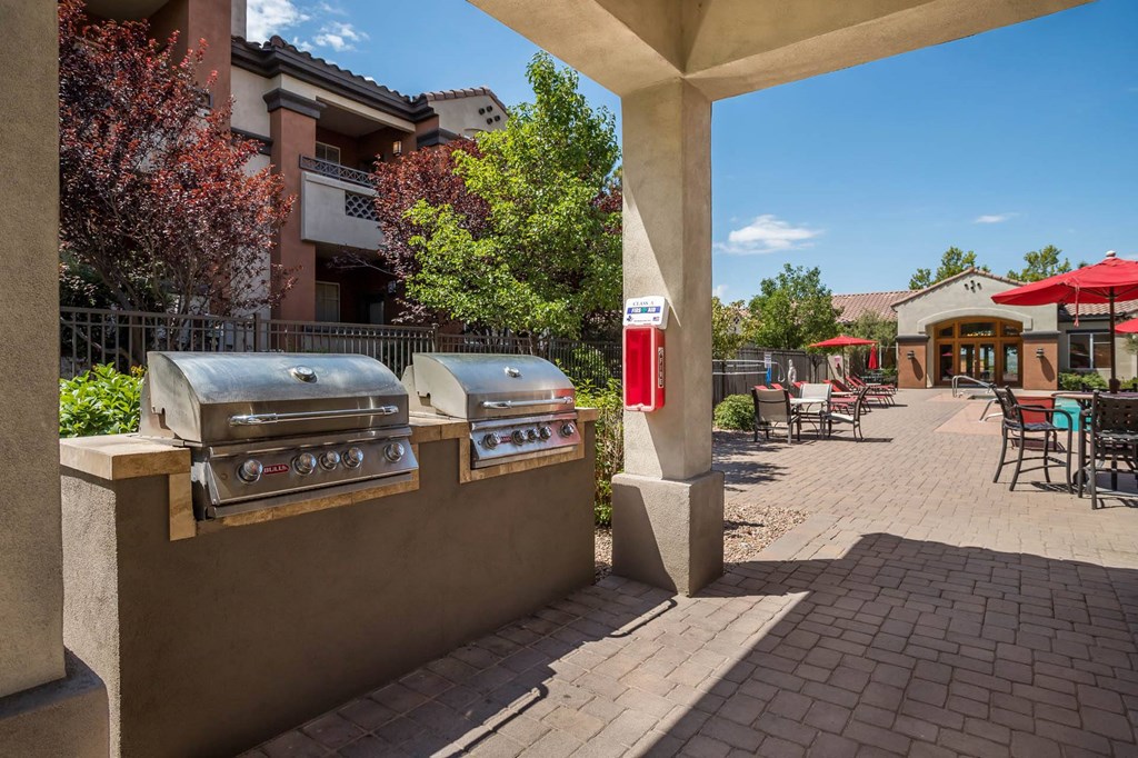 Two Outdoor Gas Barbecues at Broadstone Towne Center, Albuquerque, New Mexico