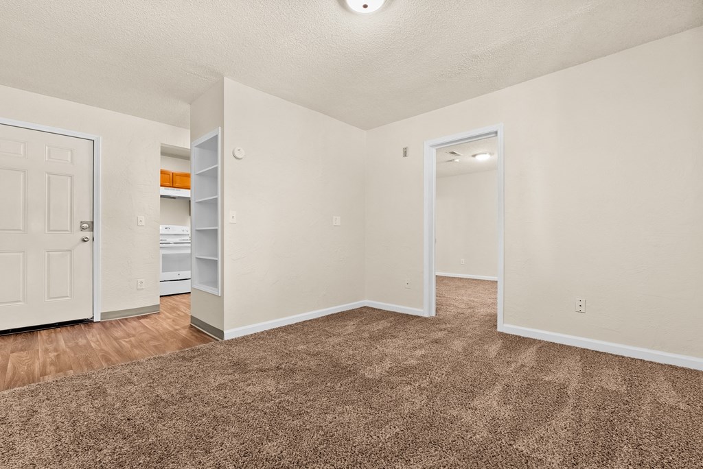 the spacious living room of our studio apartment atrium