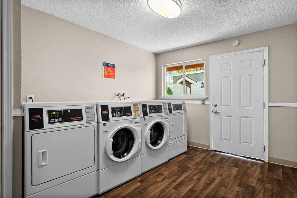 our apartments have a laundry room with washer and dryers