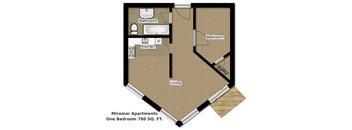 One-Bedroom One-Bathroom