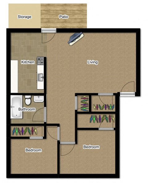 Two-Bedroom