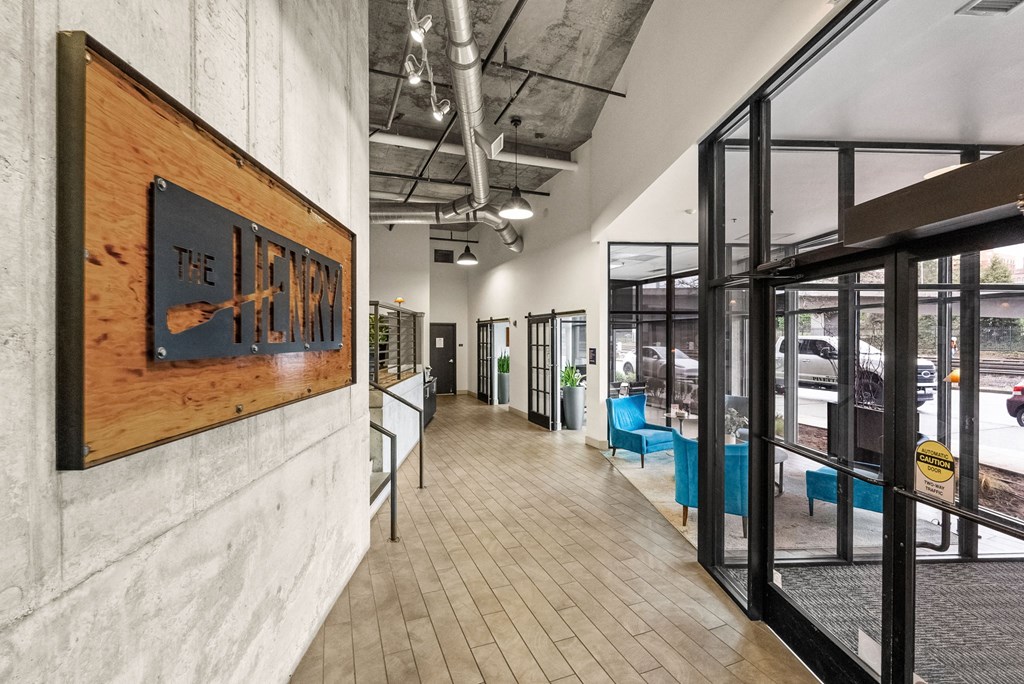 Lobby at The Henry, Tacoma, WA 98402