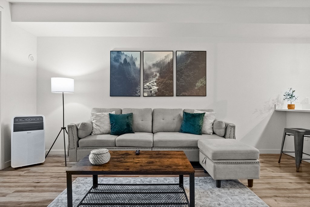 Living Room Sofa at The Henry, Tacoma, 98402