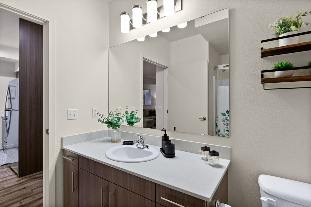 Bathroom With Vanity at The Henry, Washington, 98402