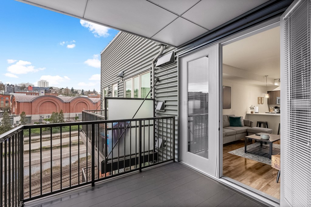 Private Balcony at The Henry, Washington, 98402