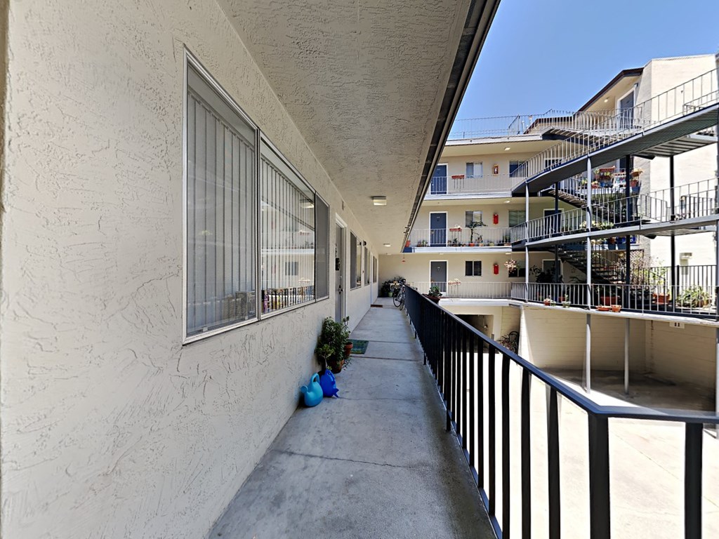 a balcony or terrace at the preserve apartments
