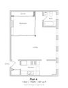 1 Bedroom - Plan 4