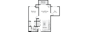 a floor plan of an apartment