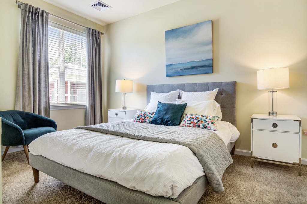 our apartments offer spacious bedrooms that can accomodate a king size bed