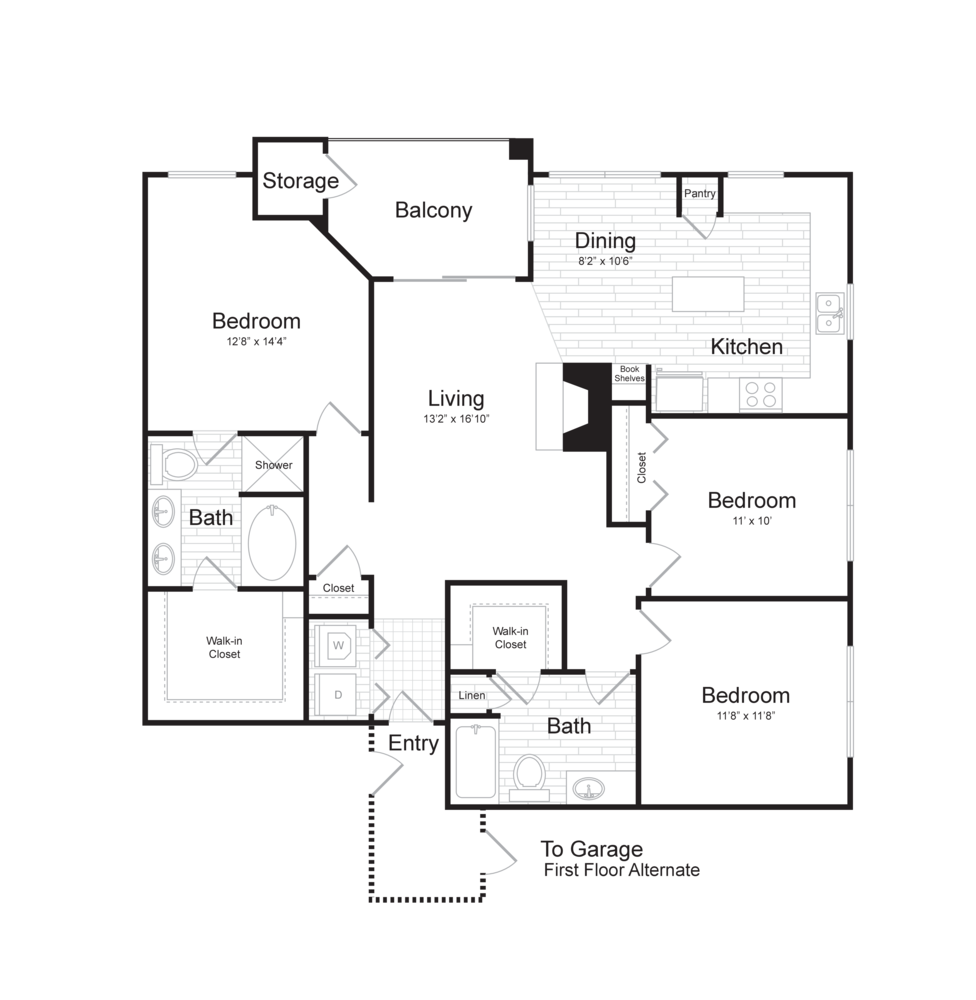 Three Bedroom