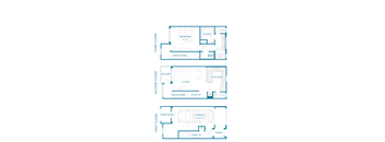 A diagram shows the layout of a house with three floors.