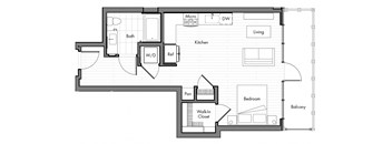 Simone Little Italy Apartments S3 Floor Plan