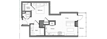 Simone Little Italy Apartments S4 Floor Plan