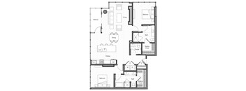 Simone Little Italy Apartments P1 Floor Plan