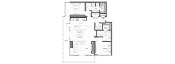 Simone Little Italy Apartments P2 Floor Plan