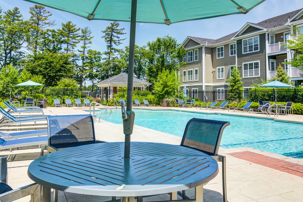 our apartments for rent at The Prescott at Concord offer a resort style swimming pool
