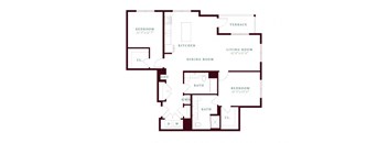 a floor plan of a house with different floors