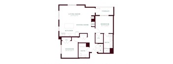 an image of a floor plan of a house