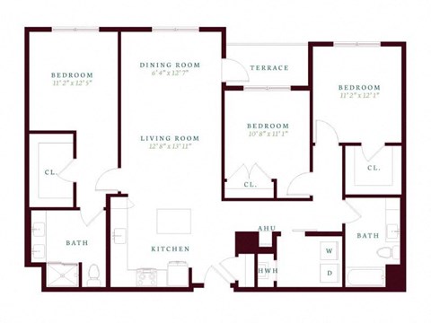 a blueprint of a floor plan of a house