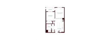 two bedroom floor plan apartments for rent