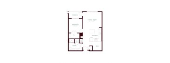 a floor plan of a house with a loft