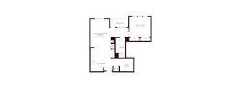 two bedroom floor plan apartments for rent