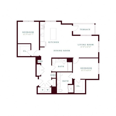 a floor plan of a house with different floors
