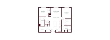 a floor plan of a home illustrates the upstairs and downstairs floors